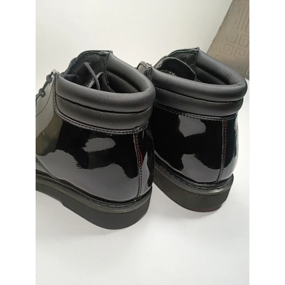 Rocky Men's  Dress High Gloss Chukka  Black FQ00500 Size 10M